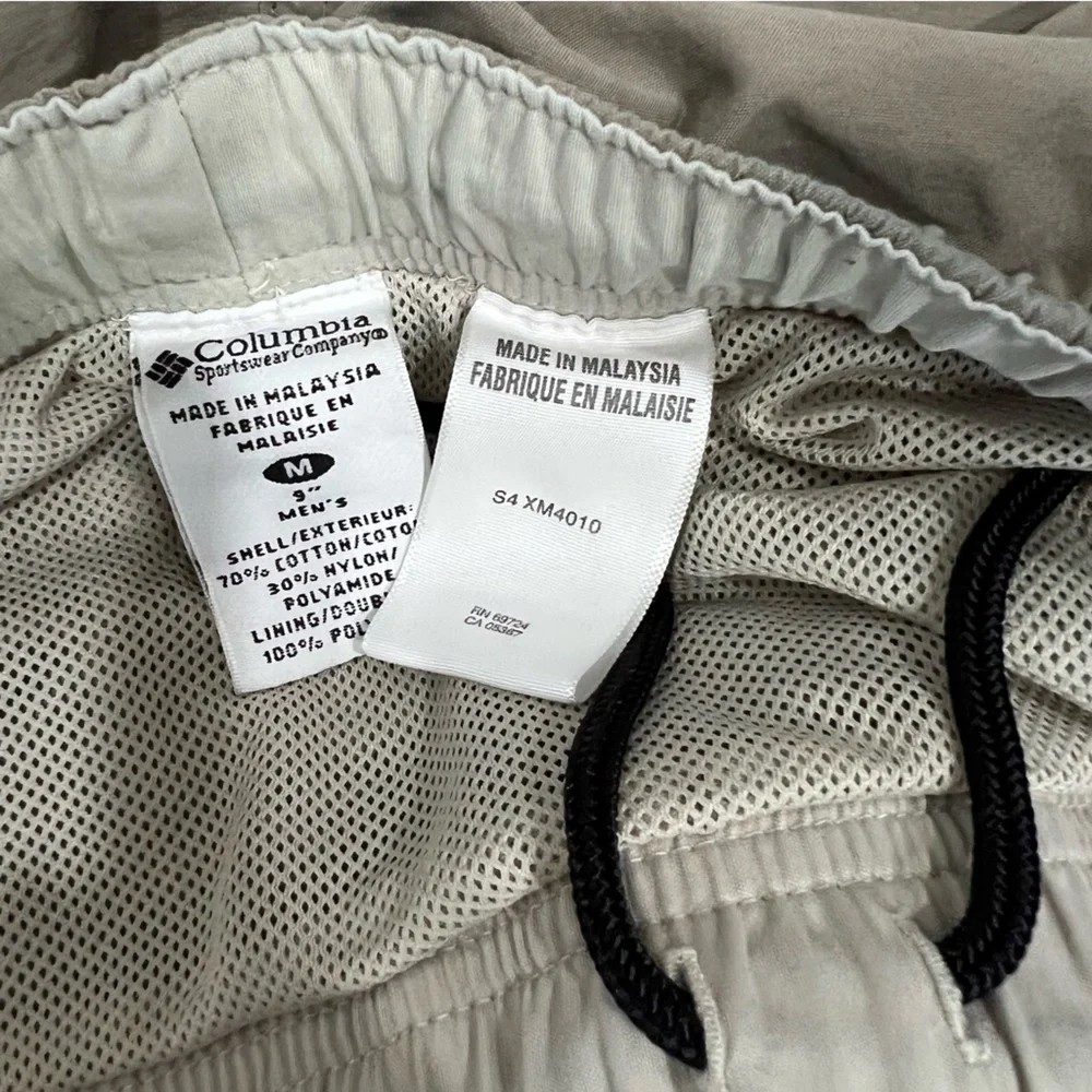 Columbia‎ sportswear Mens 9” Cargo hiking shorts size M